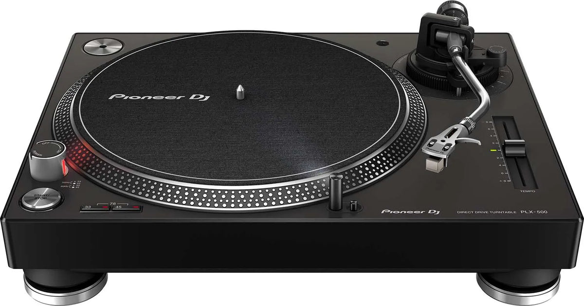 B-Stock: Pioneer DJ PLX-500-K High Torque, Direct Drive Turntable - Black