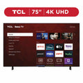 TCL 75′′ 4-Series 4K UHD HDR Smart TV with Roku, Voice Control, AirPlay, & Customizable Home Screen