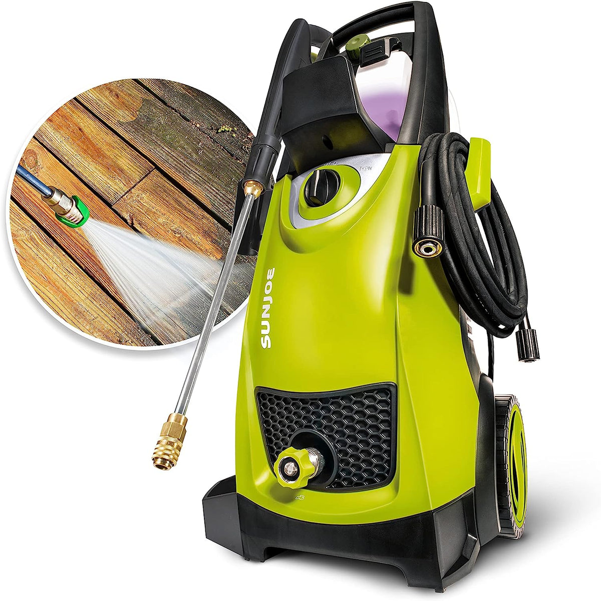 Sun Joe 14.5-Amp Electric High Pressure Washer, Cleans Cars/Fences/Patios