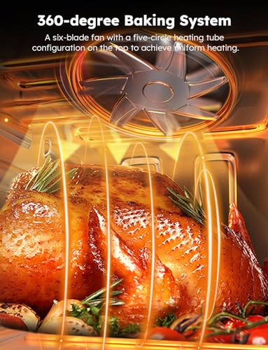 Nuwave Brio Air Fryer Oven, 15.5Qt X Large Family Size, SS Rotisserie Basket &Skewer Kit, Reversible Ultra Non Stick Grill/Griddle Plate, Powerful 1800W, Integrated Smart Thermometer,Black : Home & Kitchen