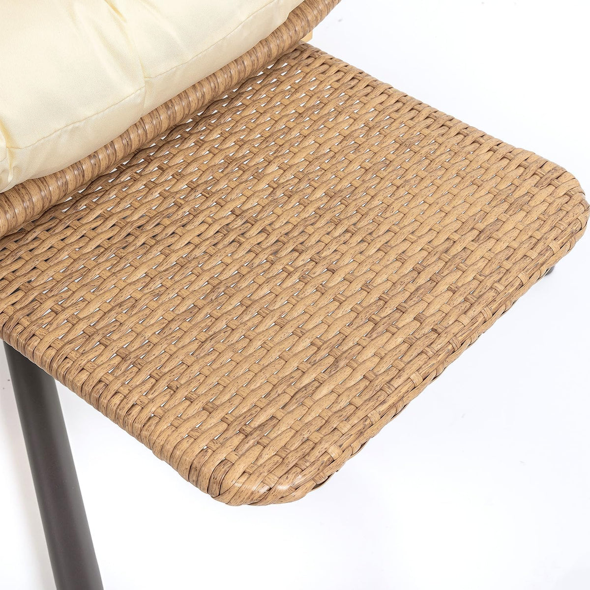 Yechen Indoor Outdoor Egg Hanging Chair with Stand, Patio Wicker Swing Egg Chair Indoor Swinging Chair Outdoor Hammock Egg Chair 350lbs Capacity for Patio Bedroom Balcony, Charcoal Grey (EG-001)