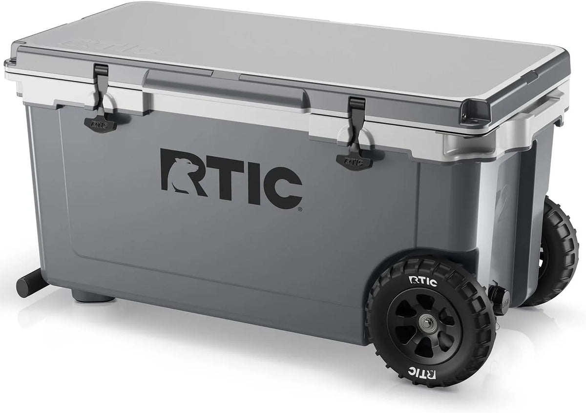 RTIC 72 QT Ultra-Light Wheeled Cooler, 30% Lighter, Portable