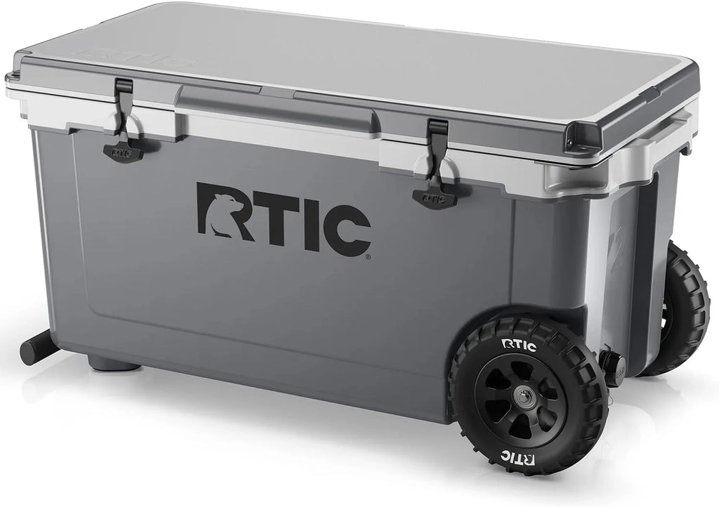 RTIC 72 QT Ultra-Light Wheeled Cooler, 30% Lighter, Portable