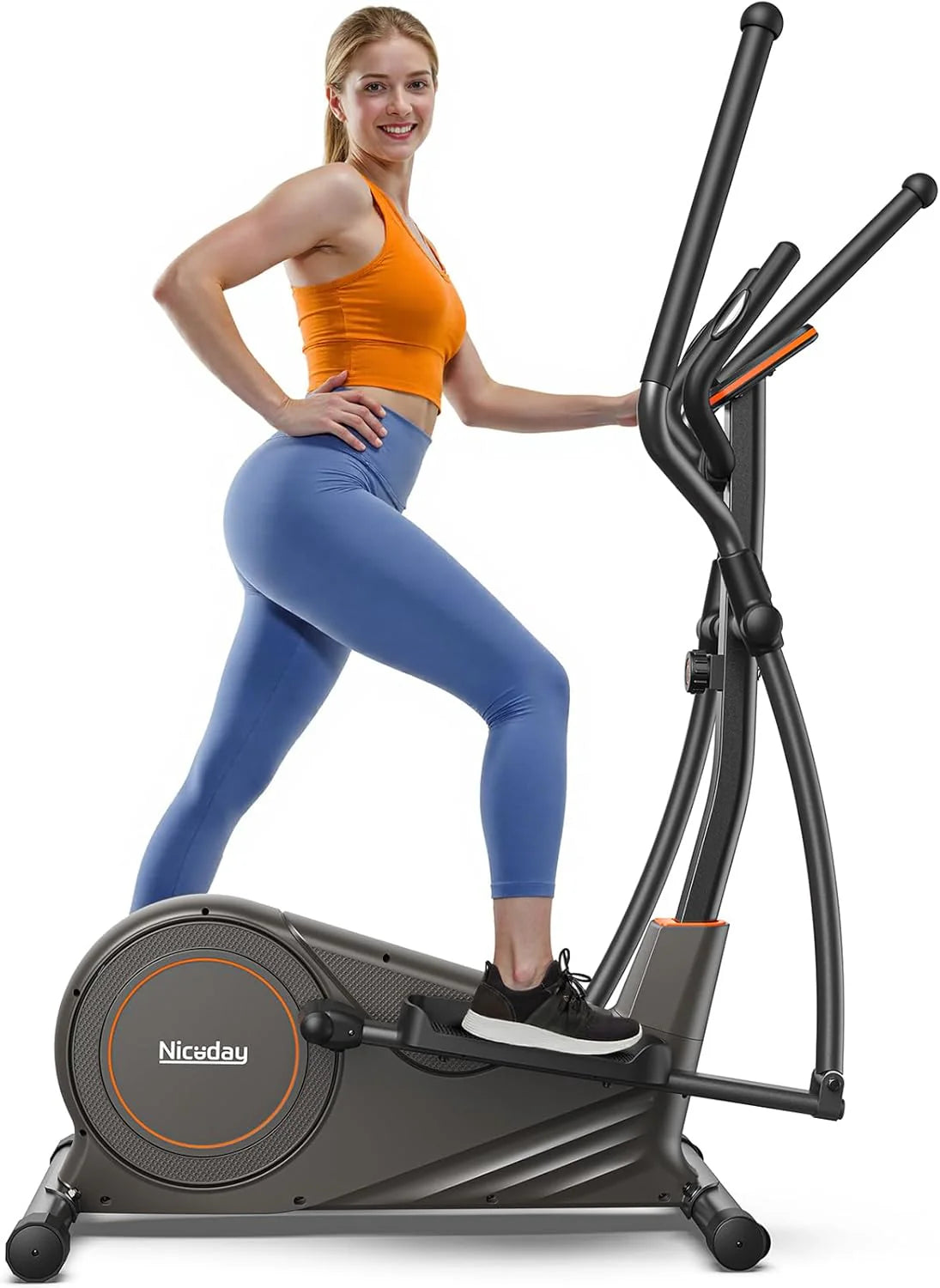 Niceday Elliptical Machine, 15.5–20IN Stride, 16 Levels, 500LB Capacity