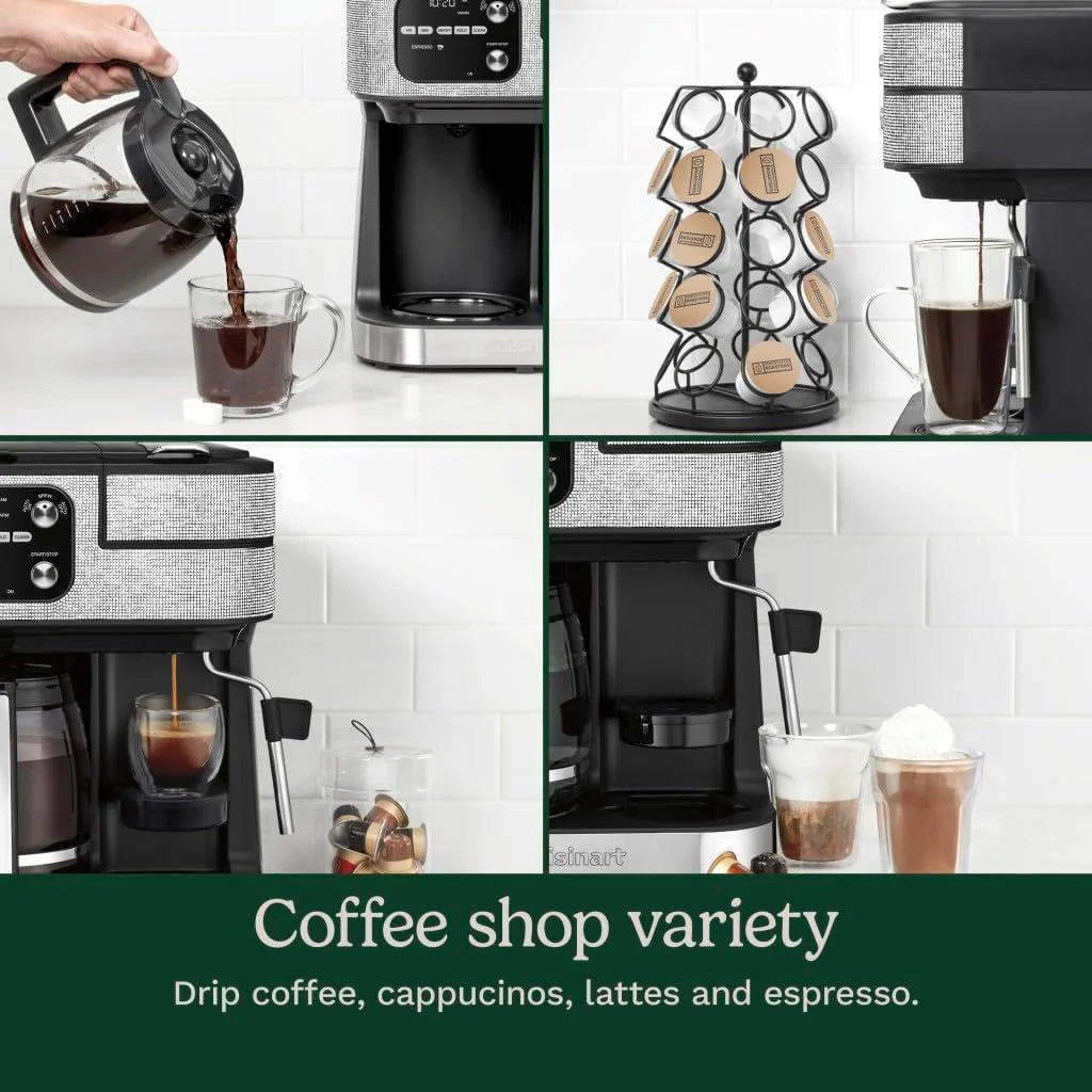 Coffeemaker 4-In-1 Coffee Center Barista Machine