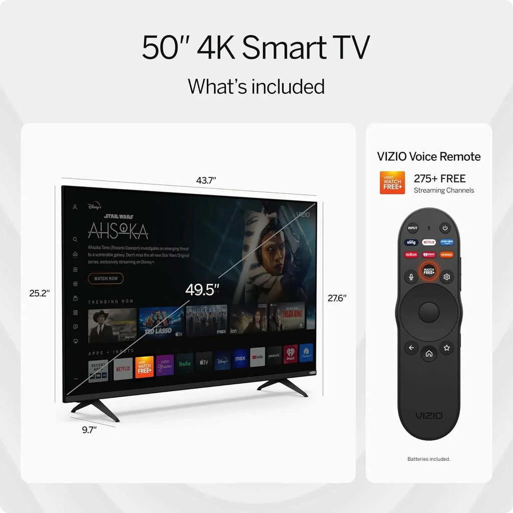 VIZIO 50′′ 4K Resolution HDR Smart TV