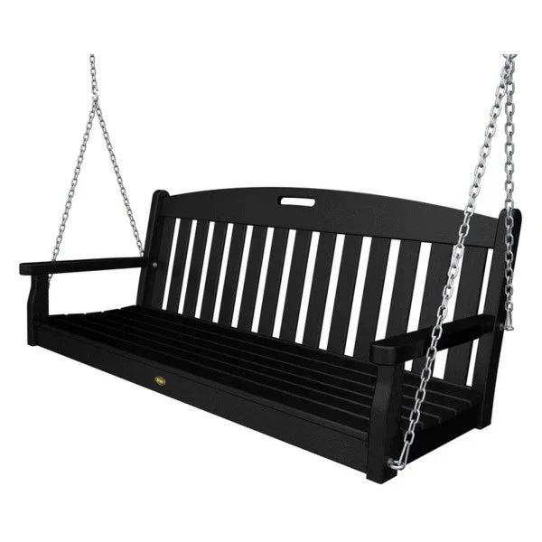 Trex Outdoor Furniture Yacht Club Swing - Charcoal Black