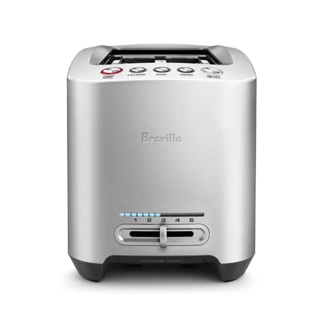 Breville Die-Cast Smart Toaster, 2-Slice, Brushed Stainless Steel